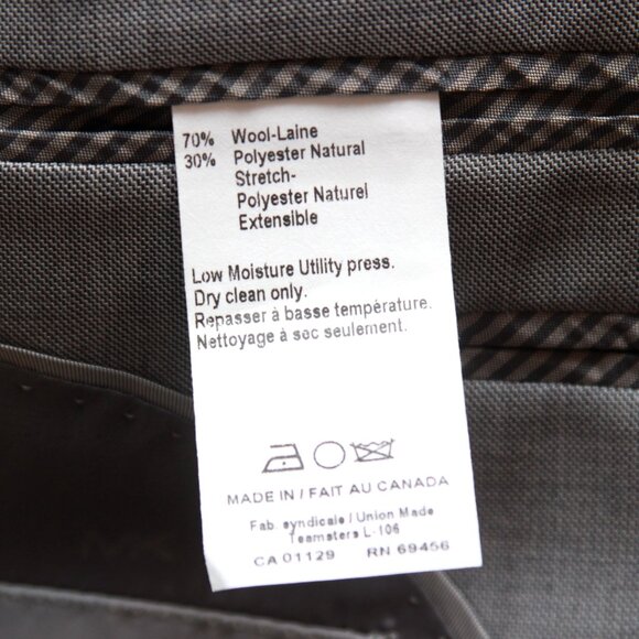 Michael Kors Men's Blazer Sport Coat 36R Jacket Wool Blend Grey D120738 - Picture 9 of 10